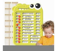 Task Chart Checklist Board, Challenge Chart for Children, Task Chart for Adults, Develop Good Habits with the Checklist Slider Self-Discipline Check-in Board Workplace