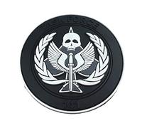 Task Force 141 Black Operative PVC Airsoft Paintball Cosplay Patch (White)