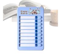 Task Overview for Children, Daily Planner as Checklist Board, Clear Routine Board, Suitable for Family, Siblings, Girls, Home, Apartment, Classroom, Primary School and