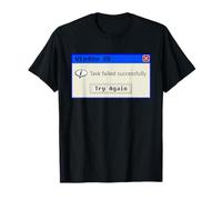 Task Successfully Failed - Nerdy Vintage Programming IT T-Shirt