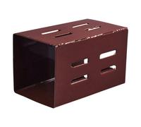 Taskar 100mm X 100mm Quick-Fit Timber Fence Post Extender Oxide Red 180mm 1 Pack