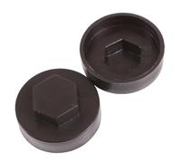 Taskar 19mm Hex Tek Roofing Screw Cover Caps Black (1000)