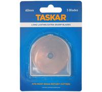 Taskar 60mm Sks-7 Carbon Steel Rotary Cutter Blades Pack Of 5