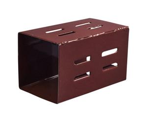 Taskar 75mm Timber Fence Post Extender Oxide Red 180mm (1 Pack)