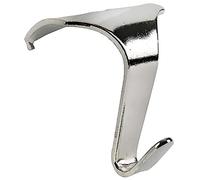 Taskar Chrome Picture Rail Hooks - Contemporary/Heavy Duty (10 Pack)