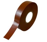 Taskar Electrical Insulation Tape Pvc Flame Retardant Brown 19mm X 20M Pack Of 10