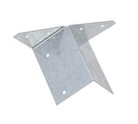 Taskar Galvanised Fence Arris Rail Brackets 100mm Pack Of 25