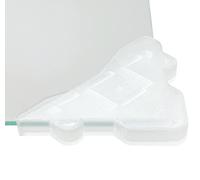 Taskar Glass Corner Protectors 4mm Clear Plastic
