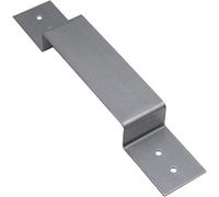 Taskar Heavy Duty Fence Panel Security Brackets 2-Pack Anti-Rattle, Fits 100mm Posts