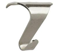 Taskar Large Chrome Picture Rail Hooks for Picture Hanging Pack of 2