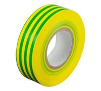 Taskar Premium Electrical Insulation Tape PVC Flame Retardant 19mm x 20m (1, Green/Yellow)