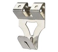 Taskar Silver Picture Hooks (Double - 20 Pack) Nickel Plated