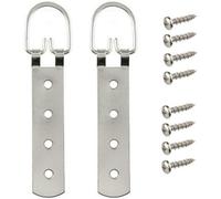 Taskar Super Heavy Duty D Ring Strap Hanger 90Kg/165mm (2 Pack)