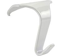 Taskar White Picture Rail Hooks - Contemporary/Heavy Duty (10 Pack)