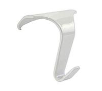 Taskar White Picture Rail Hooks - Contemporary/Heavy Duty (4 Pack)