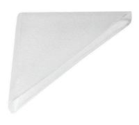 Taskar White Semi-Transparent Plastic Corner Protectors For Glass Up To 4mm 20 Pack