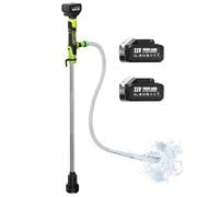 TaskStar Cordless Stick Water Transfer Pump, Portable Battery Powered Sump Pump with 2PCS 4000mAh Rechargeable Batteries, 720GPH, 32FT Lift for Pool/Garden/Pond/Boat/RV/Rain Barrels/Outdoor Draining