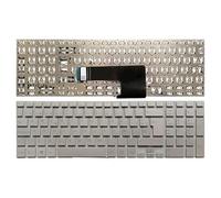 TASLIN OEM Spanish laptop Keyboard layout For Sony Vaio SVF152C29M Svf152a29v SVF1521B1EW SVF15 white/black/silver Accessories (Color : Silver)