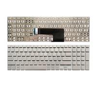 TASLIN OEM US Laptop Keyboard for Sony VAIO Fit SVF152C29M SVF152C29L SVF15E Black/silver/white Accessories (Color : Silver)