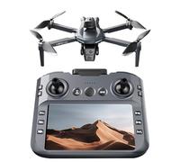 Taslo Drone with Camera 4K Professional, 4.5" LCD Screen, GPS Auto Return, Brushless Motor, 2 Batteries, Follow me, Orbit Flying, Brushless Motor, Obstacle Avoidance (With GPS)