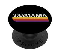 Tasmania Australia Retro Graphic - Tasmania AUS PopSockets Adhesive PopGrip