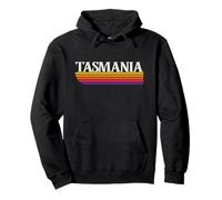 Tasmania Australia Retro Graphic - Tasmania AUS Pullover Hoodie