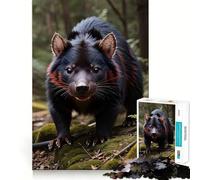 Tasmanian Devil Animal 1000 Piece Jigsaw Puzzles for Adults Jigsaw Memory Lift Slow Enjoy Image Assembly Creative Gift (50x75cm)