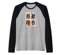 Tasmanian Devils Funny Tasmanian Devil Raglan Baseball Tee