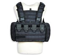 Tasmanian Tiger Chest Rig MKII Functional Sleeveless Jacket One Size, Unisex, Funktionsweste Chest Rig MKII, Black, One Size