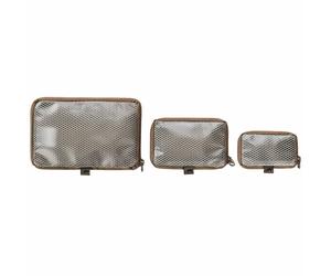 Tasmanian Tiger Mesh Pouch Set VL 3 pcs. - Coyote Brown