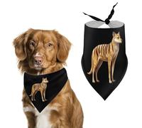 Tasmanian Tiger Pet Bandanas Dog Costume Puppy Cat Kerchief Triangle Scarf