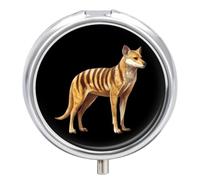Tasmanian Tiger Travel Pill Organizer 3 Compartments | Daily Pills Box Case Small Container for Pocket Purse