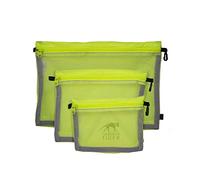 Tasmanian Tiger TT Mesh Pocket Set Safety Yellow High Vis Backpack Organiser Additional Pockets