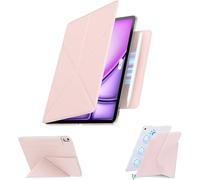 Tasnme Case for iPad Air 11 inch (M4/M3/M2, 2026/2025/2024) & Air 5th/4th Gen (2022/2020), Multi-Angle Folio with Strong Magnetic Attachment, Slim Stand Shockproof Cover, Auto Wake/Sleep (Pink)