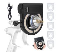 Tasofac Spray Gun LED Light,500/250 Lm,2700K-6500K,2600mAh Rechargeable Battery,With 5 Protective Caps,Suitable for 0.95-1.65-Inch Nozzles,For Home and Repair Workshops