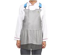Taspooke Butcher's Chainmail Apron for Meat Cutting, 316 Stainless Steel Labor Bib with Adjustable Shoulder Straps (21.65''x31.5''(55x80cm))
