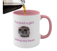 Tasse De Hamster - Tasse De Hamster Fantaisie, Tasse Animale Unique Pour Le Café Et Le Thé | Tasse Mignonne De Forme De Hamster, Gift Amusant De Hamster, Maison Adorable De Tasse D'animal, Amoureux