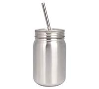 Tasse D'eau En Acier Inoxydable Avec Paille De Couvercle, Tasse Thermique De Tasses De Pinte D'eau De 700 Ml Pour La Cuisine à Domicile