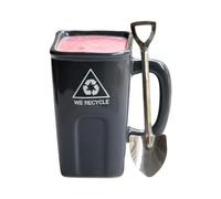 Tasse En Céramique Amusante - Tasse En Forme De Poubelle, Récipient À Boisson Tendance | En Forme De Poubelle 3D En Céramique Pour Les Amateurs De Café, Étudiants, Baristas, Bureau À Domicile, S