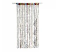 Tassel Beaded Curtain - Beaded Door Curtains with Tassels 100 x 200 cm, Fly Curtain in-Sect B-UG Screen Chain Blinds Beaded String Curtain for Wall Panel Window Patio Bedroom Decor