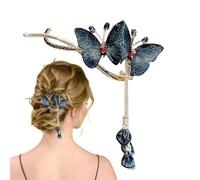 Tassel Clips, Hair Clips | Elegant Hairpin for Women,Non-Slip Hair Clips,Rhinestone Tassel Hair Chain Embellished with Rhinestones for Use q