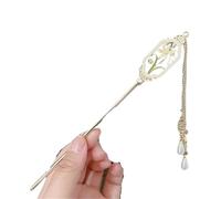 Tassel Hair Sticks Hairpin Chinese-style Round Fan, Bamboo Leaf, Women's Tassel, Walking And Shaking Hair Accessory(Color 02)