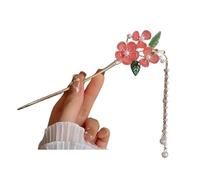Tassel Hair Sticks Tassel Hair Stick Metal Pearl Flower For Women Romantic Butterfly Irregular Hairpins Hanfu Accessories(Color-04)