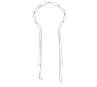 Tassel Headband Female Tassel Rhinestone Hair Clips Out Tassel Headband Headpiece for Women