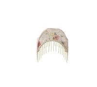 Tassel Lampshade 15/20/25cm Vintage Tassel Bead Lamp Shade Fabric