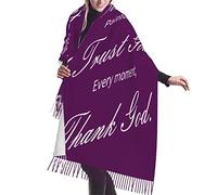 Tassel Shawl Inspirational Thoughts Prayers Religious Scarf Thick Wraps Large Ladies Scarves Scarf For Women
