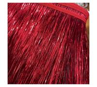 Tassel Trim 10 Yards 10/20cm Laser Shiny Tassel Fringe Trim Lace Ribbon Tassels Decor Curtains Dance Dresses Skirt Fringes Sewing(Color-3,Width 20cm)