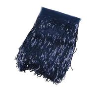 Tassel Trim 18cm Sequin Fringe Trim Tassel Glitter Lace Fringes for Dance Clothes Dresses Decorative DIY Sewing Accessories(Color11,1Yard)