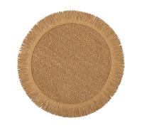 Tasseled Placemat Features Woven Paper Place Mat Absorbent Spill Proof For Daily Use And Outdoor Event Place Mats Dinner Table Mat