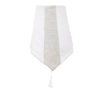 Tasseled Runner Eclat Tasseled Runner 13 x 72 inches White